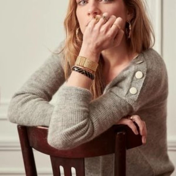Sezane Nelson Mohair Alpaca Jumper
Button Sweater - Picture 2 of 9